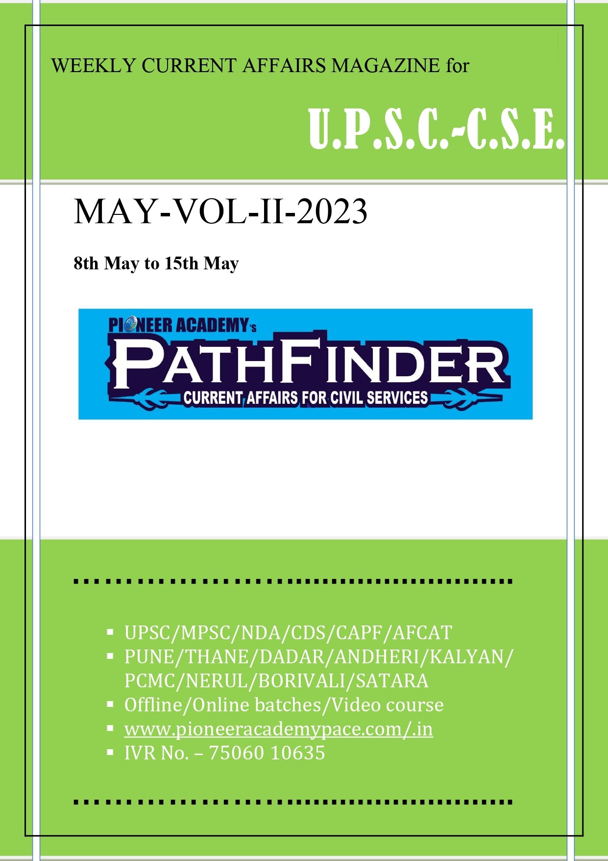 MAY-VOL II- 2023